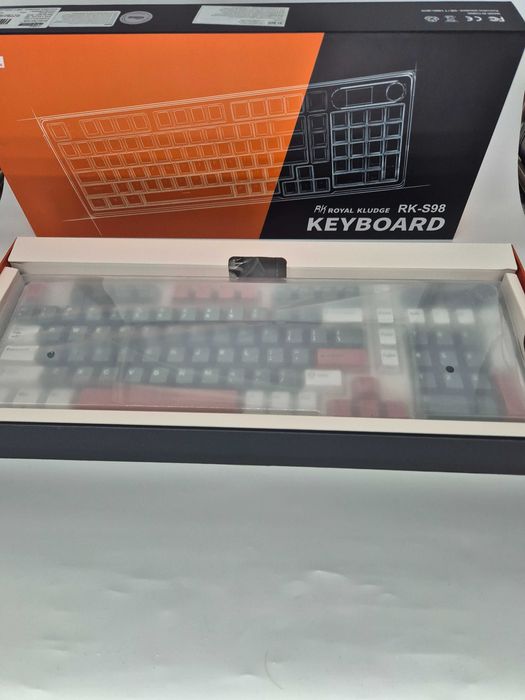 Tastatura Mecanica Wireless Royal Kludge S98 Clay Green - Display TFT