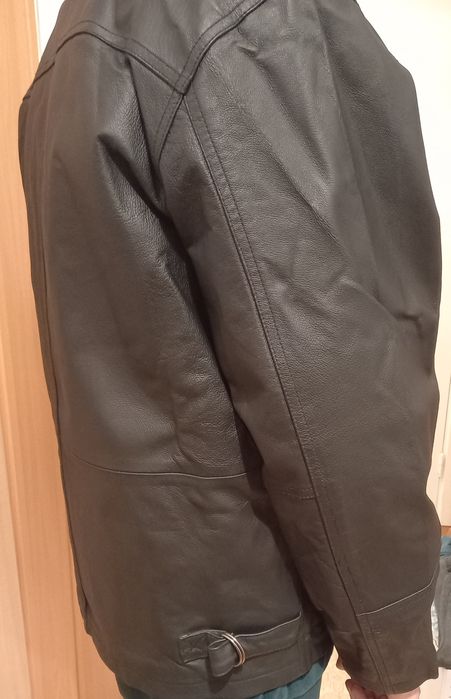 Пиджак   кожаный  новый
