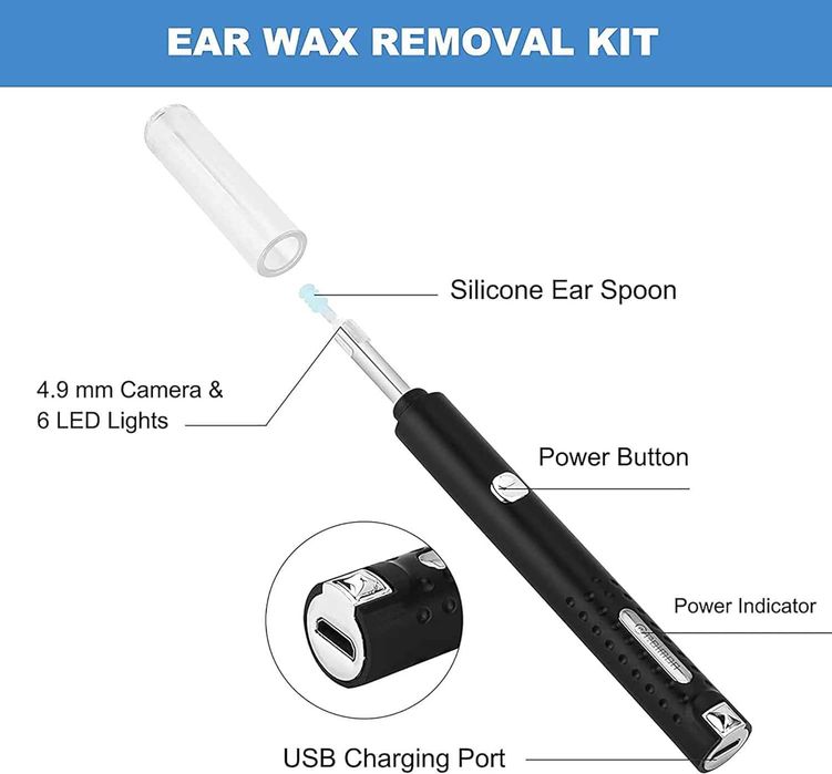 1080P FHD Otoscop Camera pentru urechi