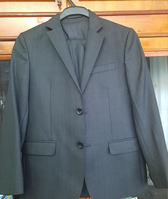 Синий Школьный костюм