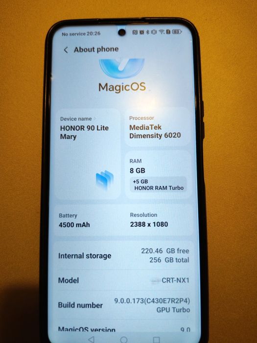 Honor 90 lite 256gb/8gb in stare foarte buna