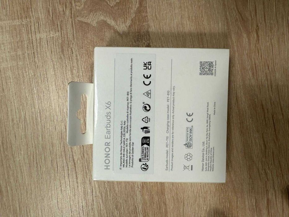 Casti Honor Earbuds x6 alb - sigilate