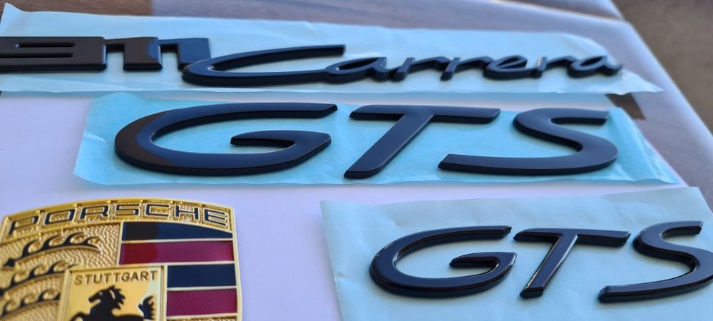 Емблема Porsche Порше Panamera Cayenne Macan Cayman  GTS Turbo 911 S 4