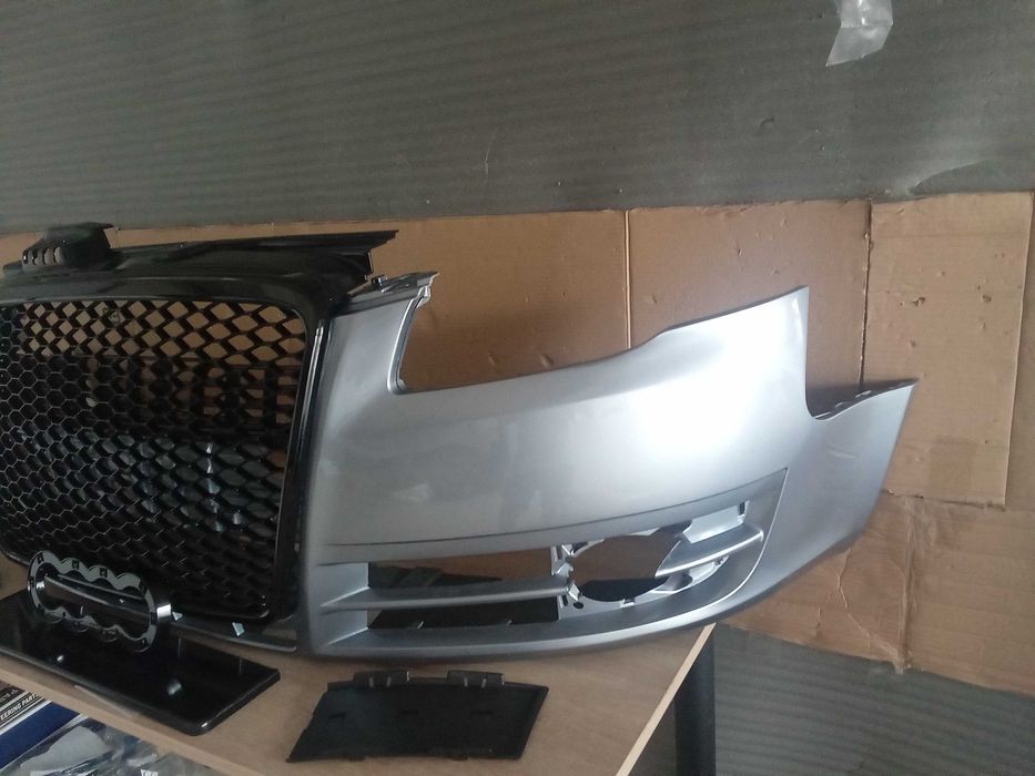 Bara fata, grila radiator rs look fagure Audi A4 B7 Albastru LY7T