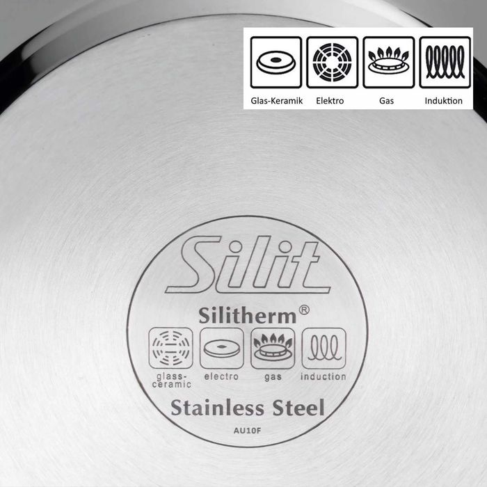 ПРОМО!! Комплект от 3 броя Тенджери на SILIT Alicante със стъклени капаци