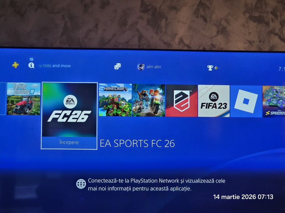 PS 4 pro  1 TB stare perfecta