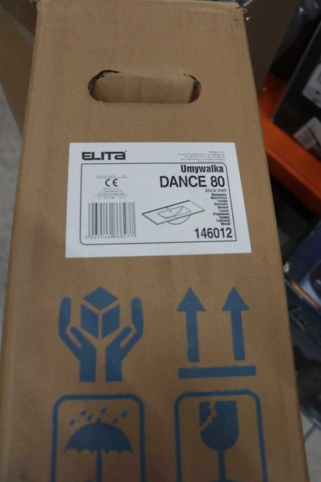 CERASTYLE ELITE 80 BLACK мивка за баня, черен мат