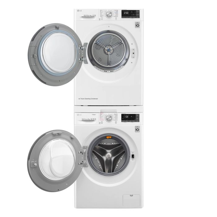 Kit suprapunere masina de spalat/uscator, LG, Universal, Cu suport ruf