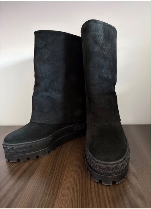 Cizme negre Casadei