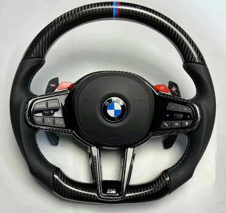 Кожен/Карбонов Спортен Волан BMW G80 M3
