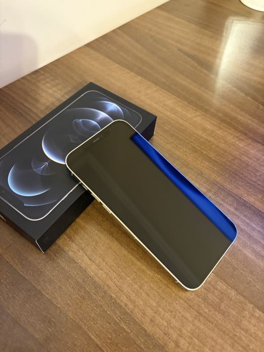 Iphone 12 pro max, alb, 128 gb.