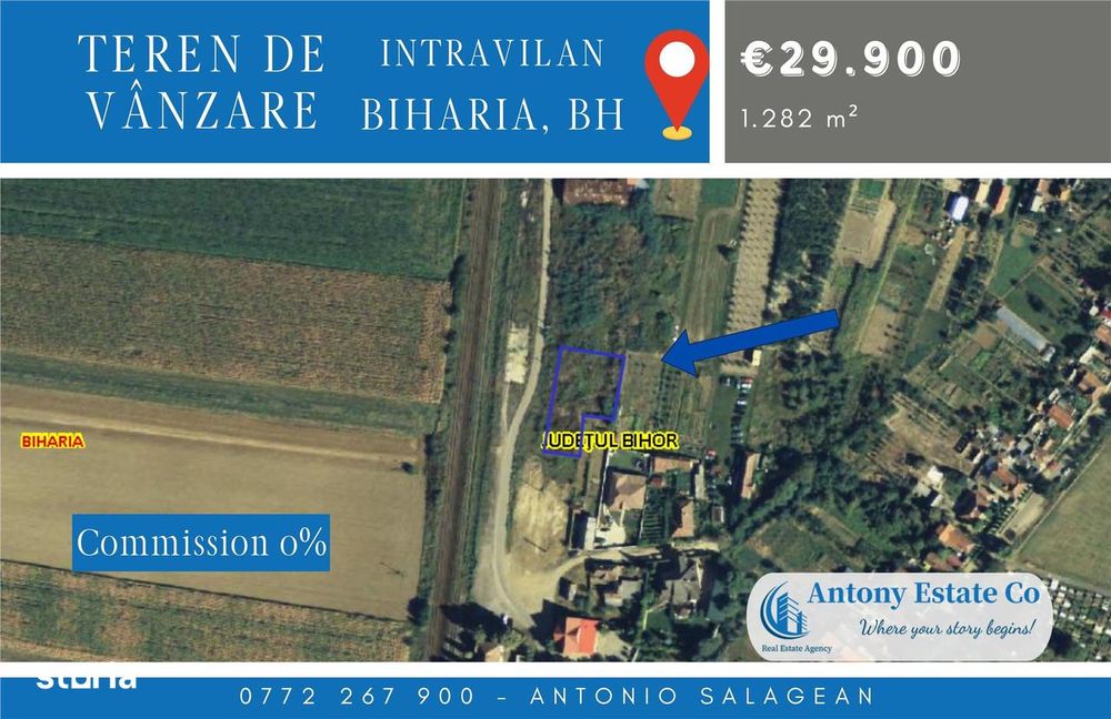 Antony Estate | Teren intravilan, de vanzare - Biharia, Bihor