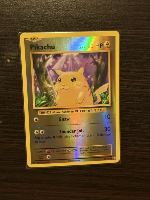 2016 Pokemon Xy Evolutions 35 Pikachu-Reverse Foil