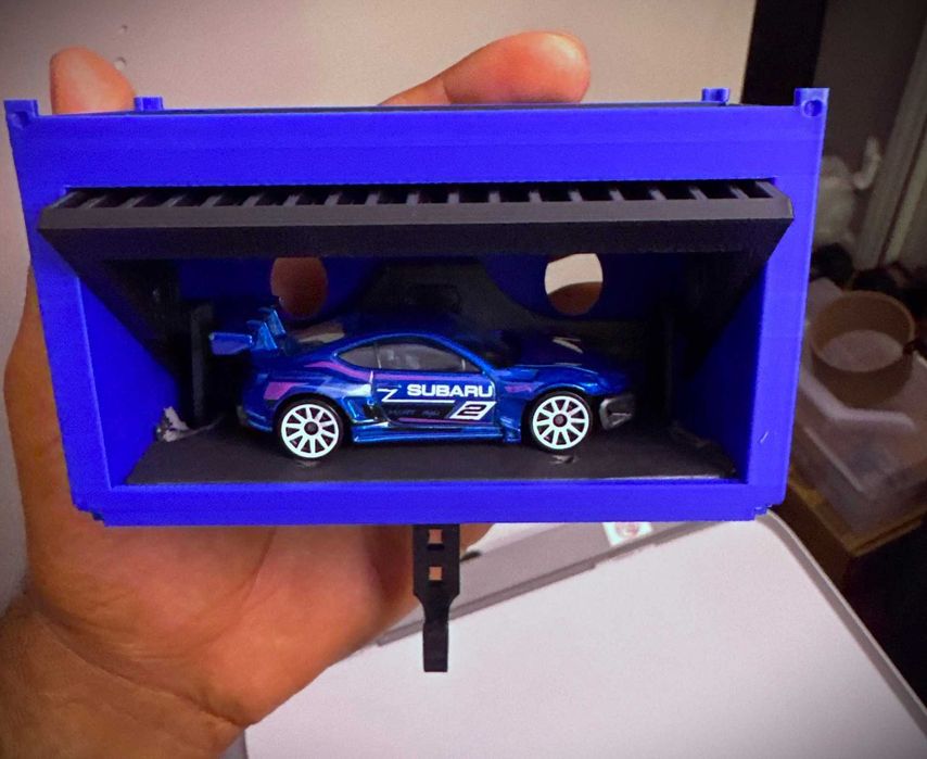 Cuier de chei în formă de container 3D Hot Wheels