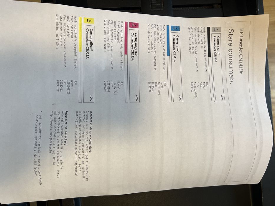 Imprimanta / Multifunctionala HP