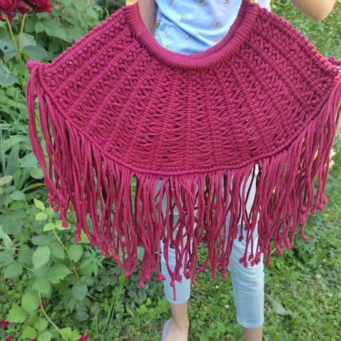 Сумка в технике макраме