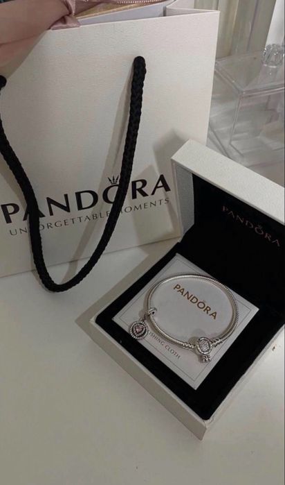 В наличии!   Скидка! Pandora браслеты серебро 925 пробы
