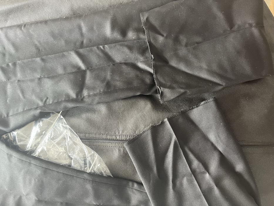 Мъжки черен стилен костюм Carducci 48 размер Slim Fit