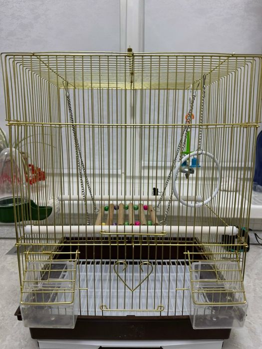 Клетка для попугаи,Комплект