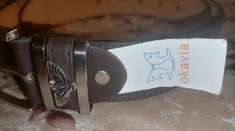 JACK and JONES, Феникс Оригинални Мъжки Колани от Естествена Кожа Нови