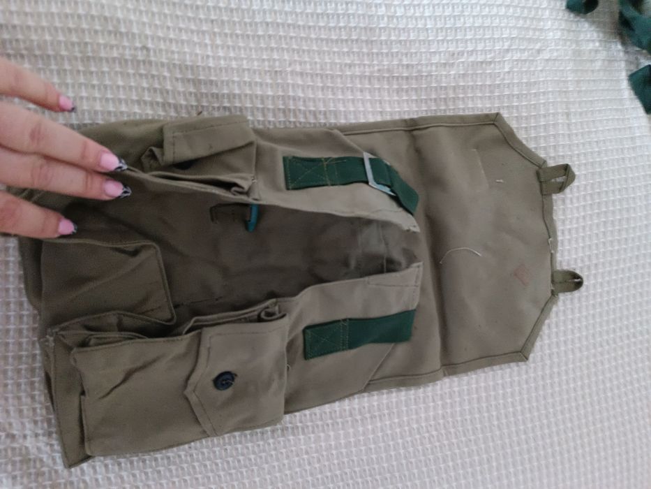 Брезентова чанта от противогаз