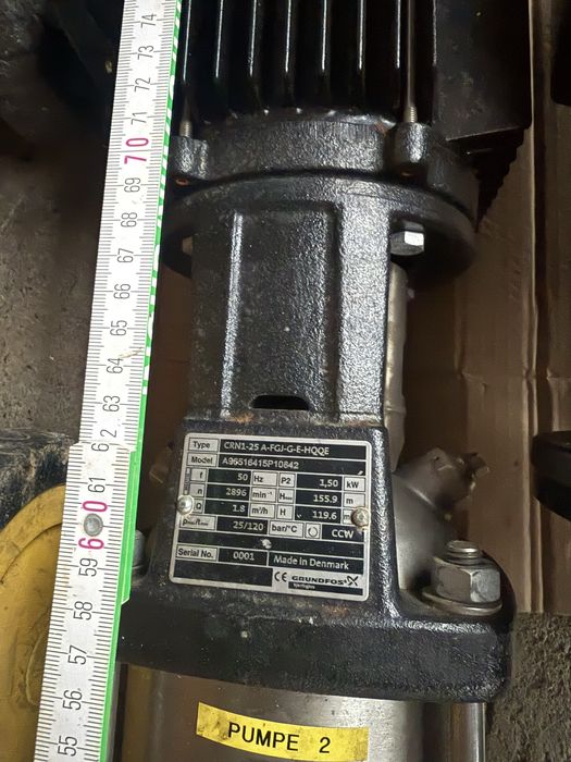 Pompe industriale Grunfors de presiune înaltā