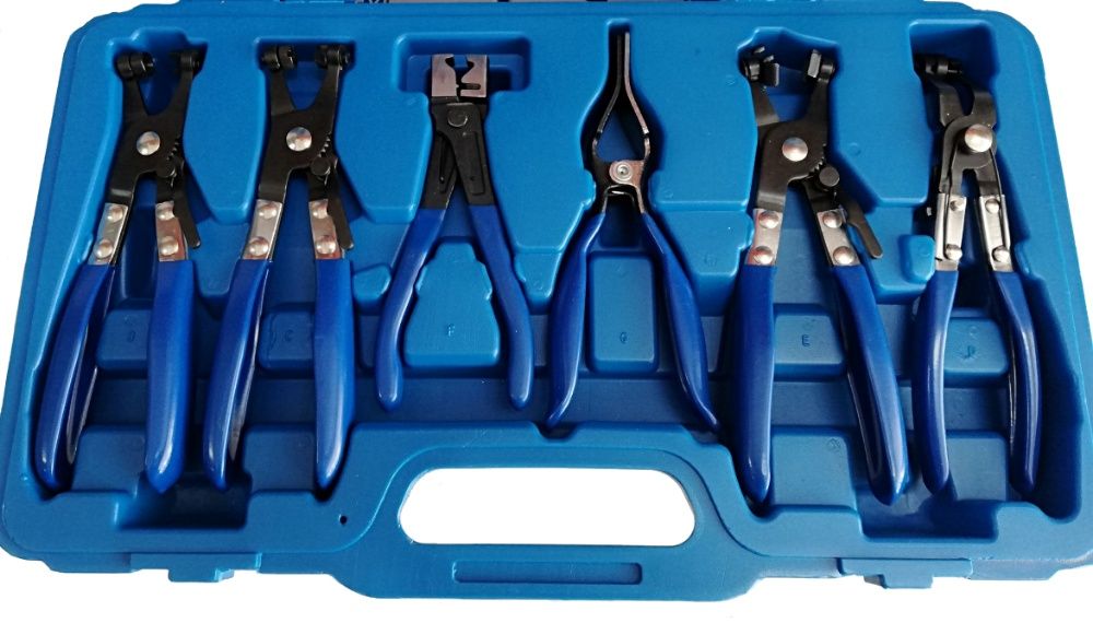 Клещи за скоби на водни съединения – комплект 9 части  50334