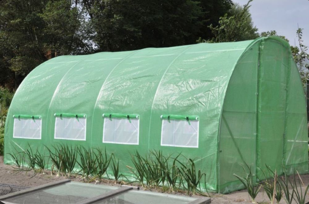 Сглобяема оранжерия - парник с 2 врати и UV защита  180-ГРАМА НА КВ.М.
