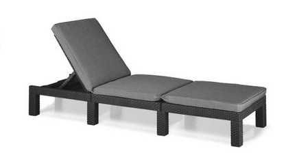 Sezlong Daytona grafit gri