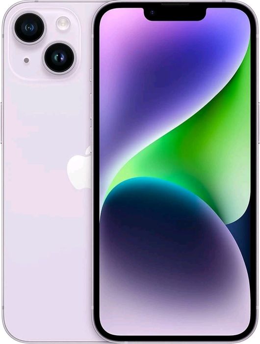 Magazin Iphone 14 128GB  black si purple impecabil full box 6 luni garantie husa si folie cadou