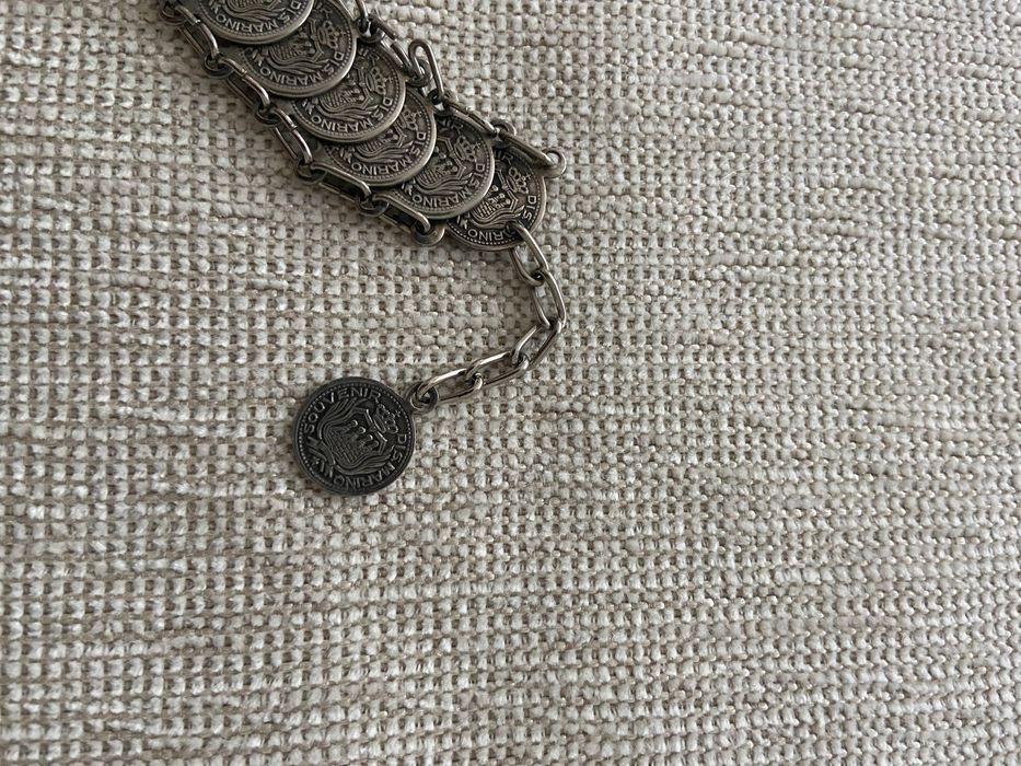 Стилни старинни брошка и гривнa/метал отлична изработка