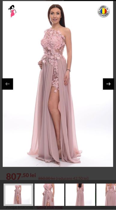 Rochie lungă din voal