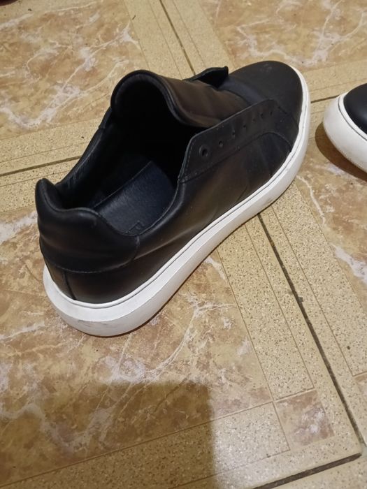 Sneakers -piele neagră (Bigotti)