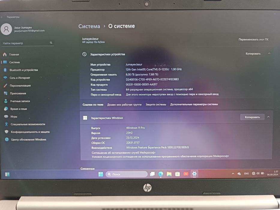 Hp Intel core i5 Karobka dokument full garantiya 1yil