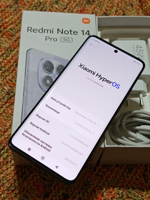 Redmi Note 14 Pro 5G 512 gb Ram 12 EAC