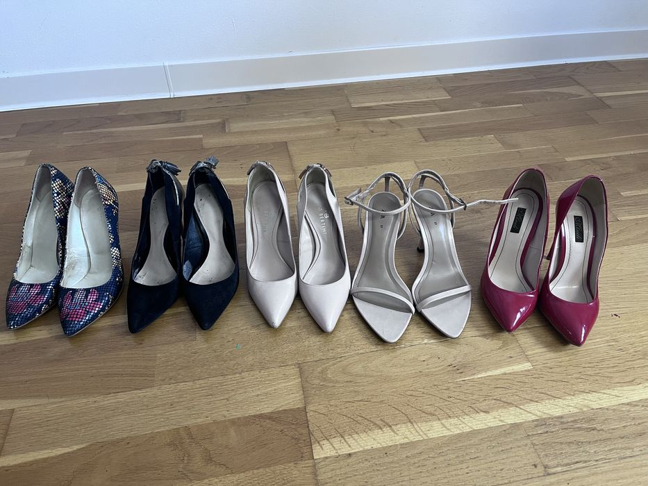 Pantofi piele naturala 36 Zara, Enzo Bertini, Minelli