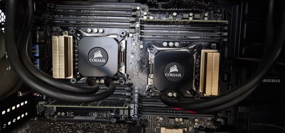 PC Corsair, Statie grafica I7,2 xXeon,Nvidia Quadro 5Gb, 32 Gb RAM ecc