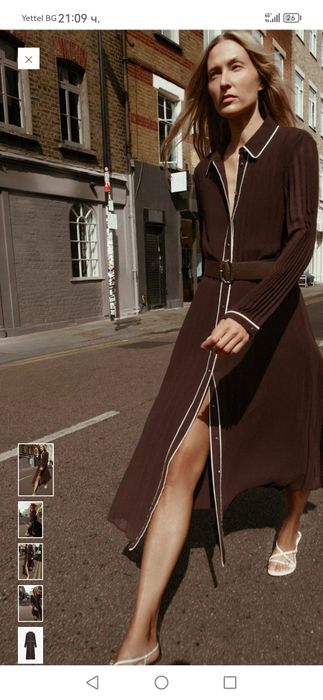 Рокля zara зара и колан d & g