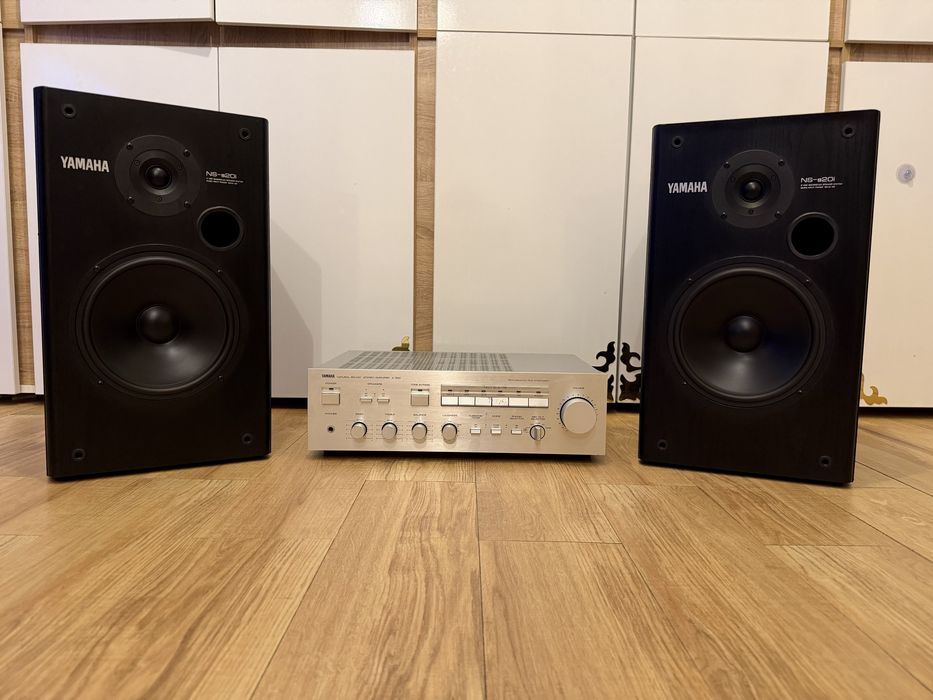 Yamaha vintage Hi-Fi premium – A-520 + NS-S20I – monitoare Yamaha cu difuzoare Vifa