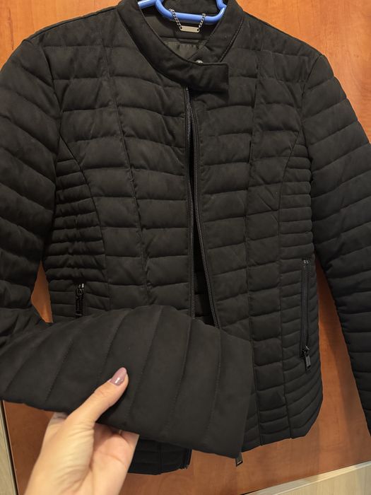 Geaca Jacheta Guess dama XS/S negru catifea