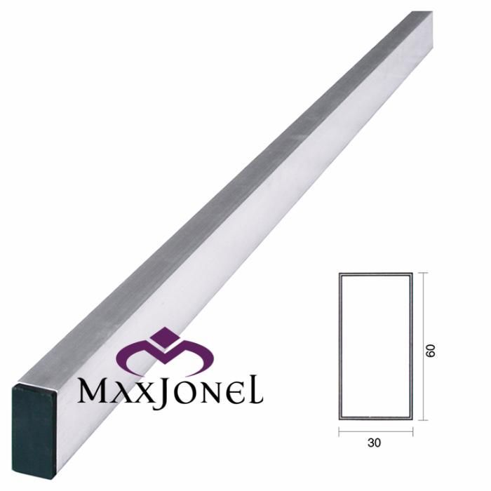 Dreptar aluminiu rectangular 60x30x1.2mm