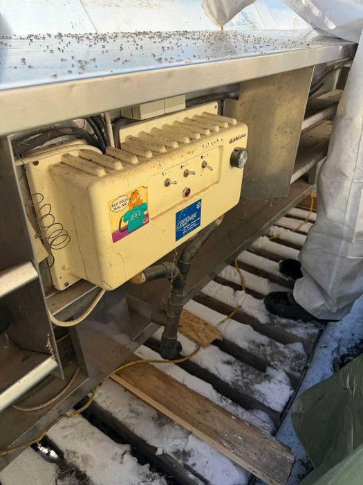 Vitrina Frigorifica Mezeluri Carne CriosBanc Inox intreaga 4.6m