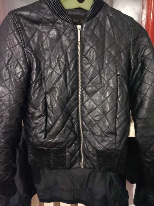 Куртка ЭКО КОЖА чёрная