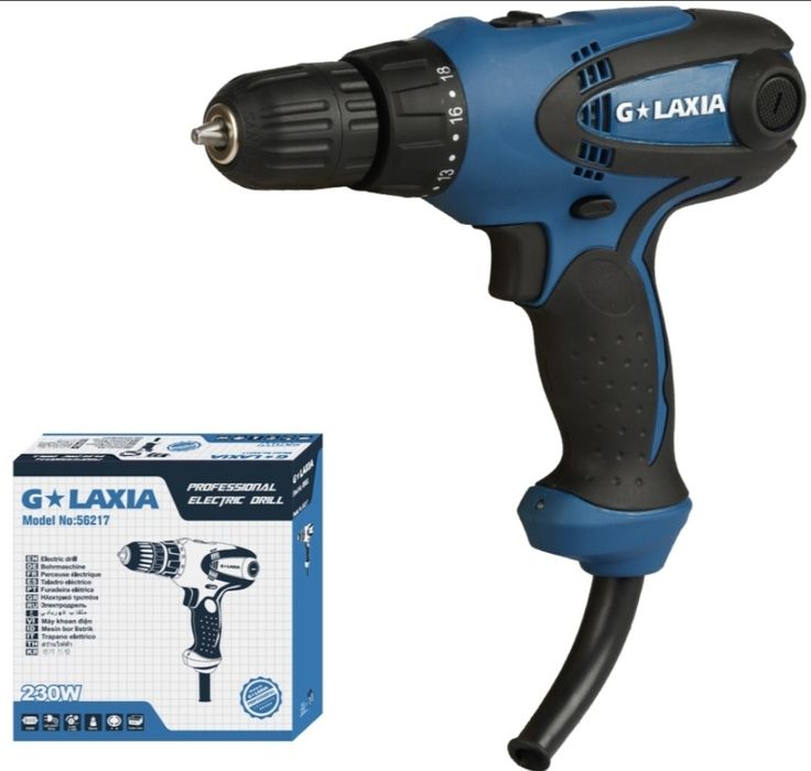 Сетевая дрель-шуруповёрт Galaxy 56217