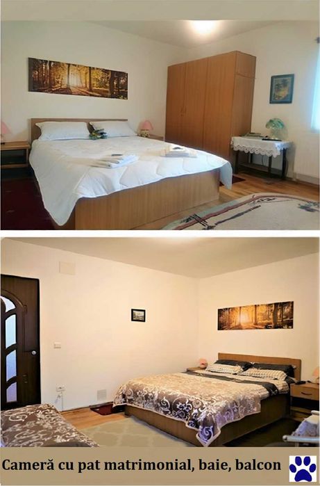 Cazare de tranzit spre litoral sau sejur montan Azuga 150/camera apart vilă 3 stele integral 4-6 persoane