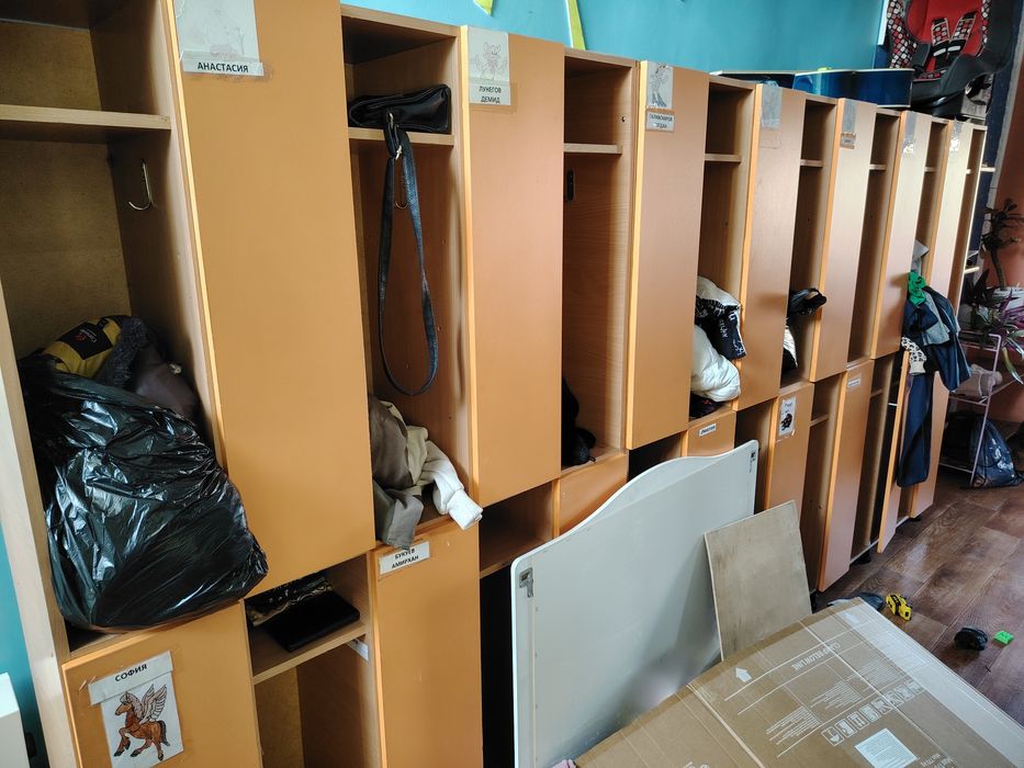 Отдам шкафчики для детского сада