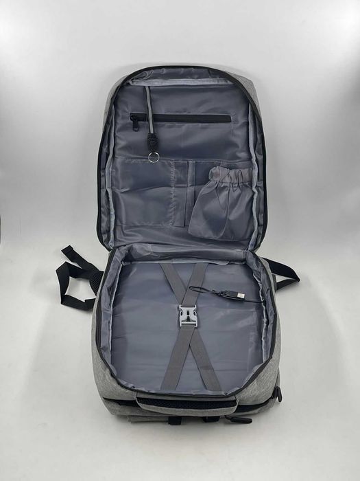 Рюкзак, сумки для ноутбука серые (2165)