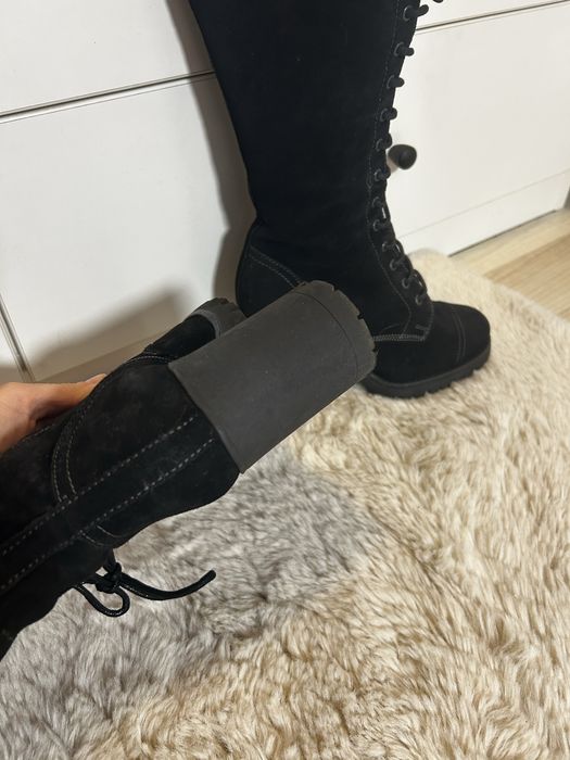 Cizme de piele intoarsa 36