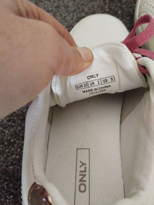 Adidași albi Only nr 35