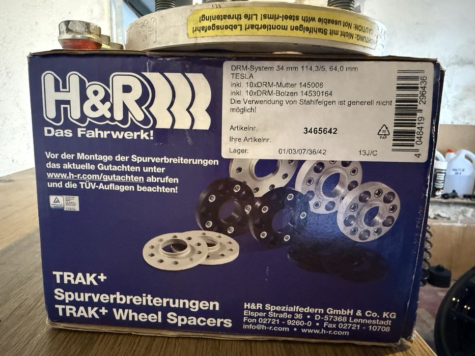 H&R Фланци 5х114.3 за Тесла Tesla